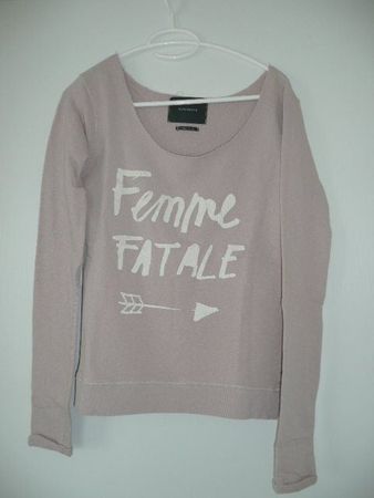Neuwertiger Pullover in rosa/lila von Maison Scotch