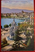 Genève. Monument Brunswick et vue sur la ville 1927
