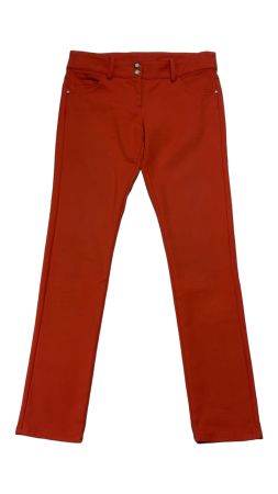 Patrizia Pepe slim Hose Gr. 36 Stoffhose Koralle