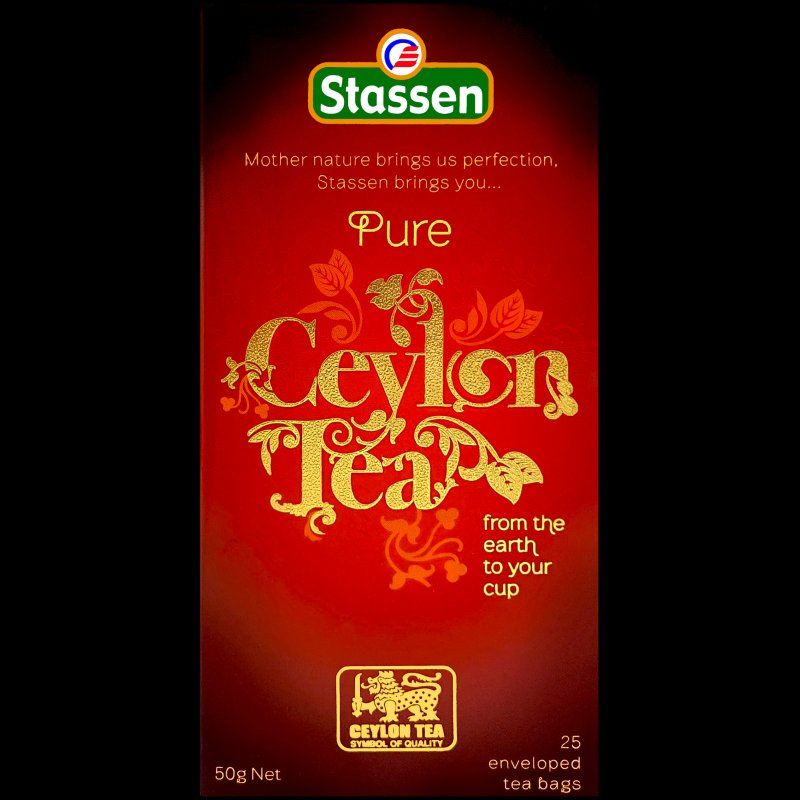 Cibi & Specialità: Stassen - Pure Ceylon Black Tea - Gastro-Teebeutel – Nuovo e nell'imballaggio originale da Gampelen venduto da Geschenkxy 1