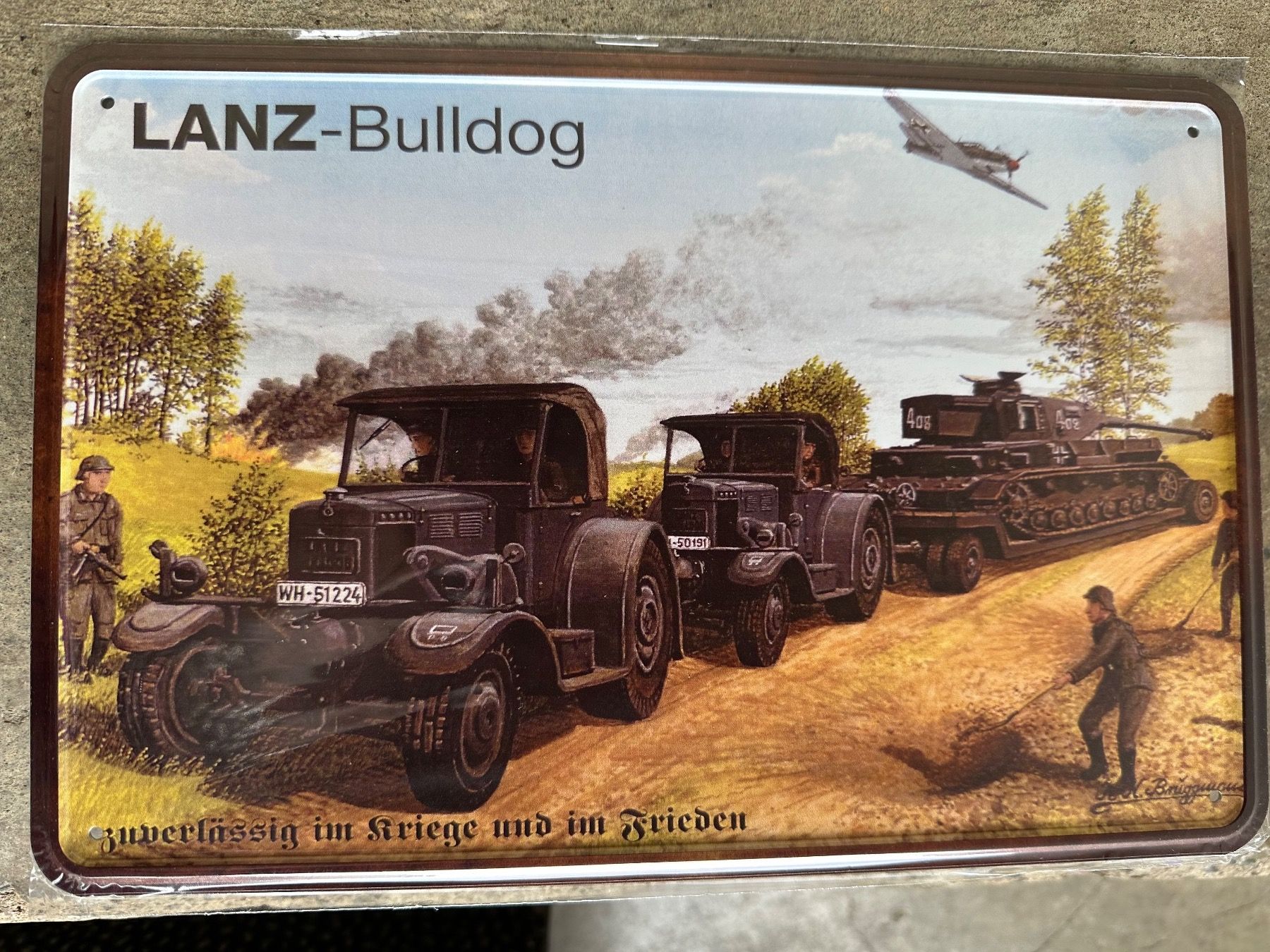 Insegne: Lanz Bulldog panzer 2.weltkrieg diesel oldtimer classic – Nuovo (secondo la descrizione) da Reinach AG venduto da rares75