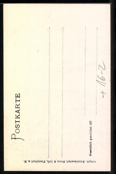 Cartoline postali: Stuttgart, Fliegende Dame über dem Karl – Usato da Berlin venduto da bartko-reher 1