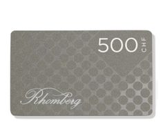 Rhomberg Schmuck-Gutschein Wert 500.- CHF