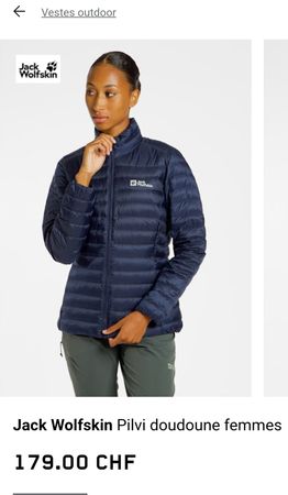 Doudoune Wolfskin neuf, S