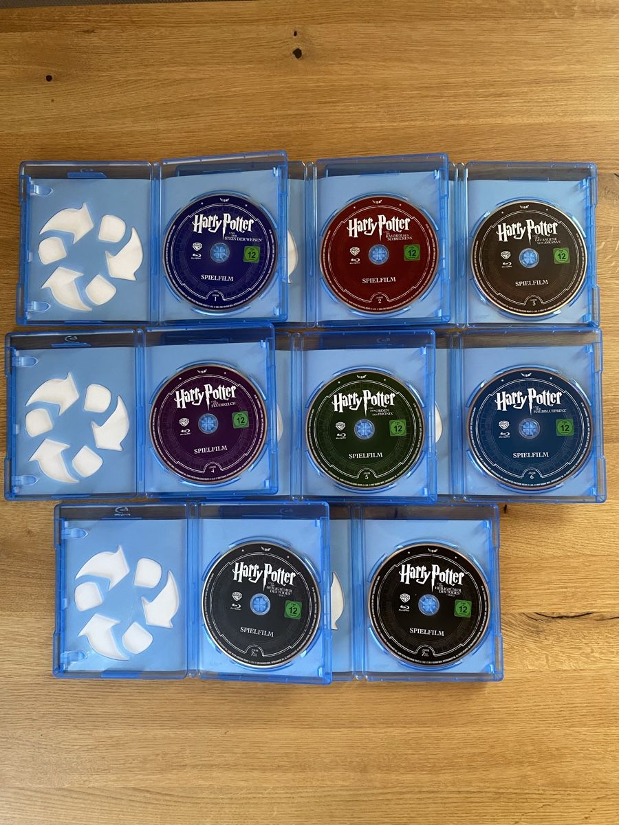 Alle DVDs: Harry Potter 1-8 / Bluray Box – Gebraucht aus Herzogenbuchsee von Christen3 3