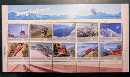 Liechtenstein- Z 9 Kollektionsbogen (Schw. Bergbahnen) **
