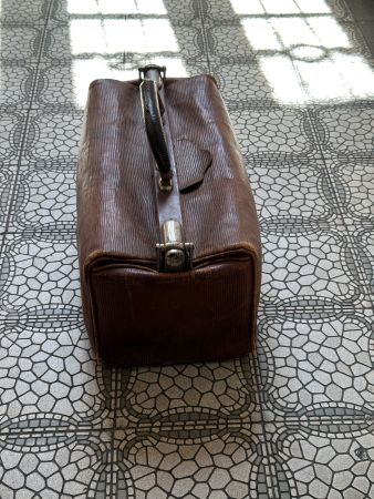 Antiker Arztkoffer -Tasche