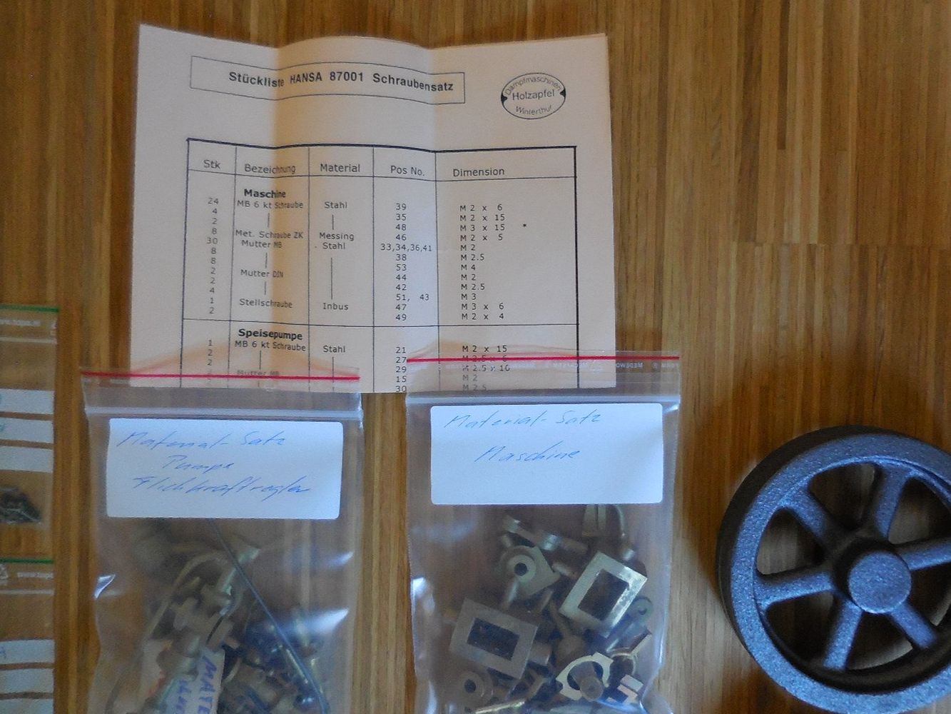 Modellbausätze & Standmodelle: Dampfmaschine HANSA – Neu (gemäss Beschreibung) aus Waldstatt von 37bernhard79 2