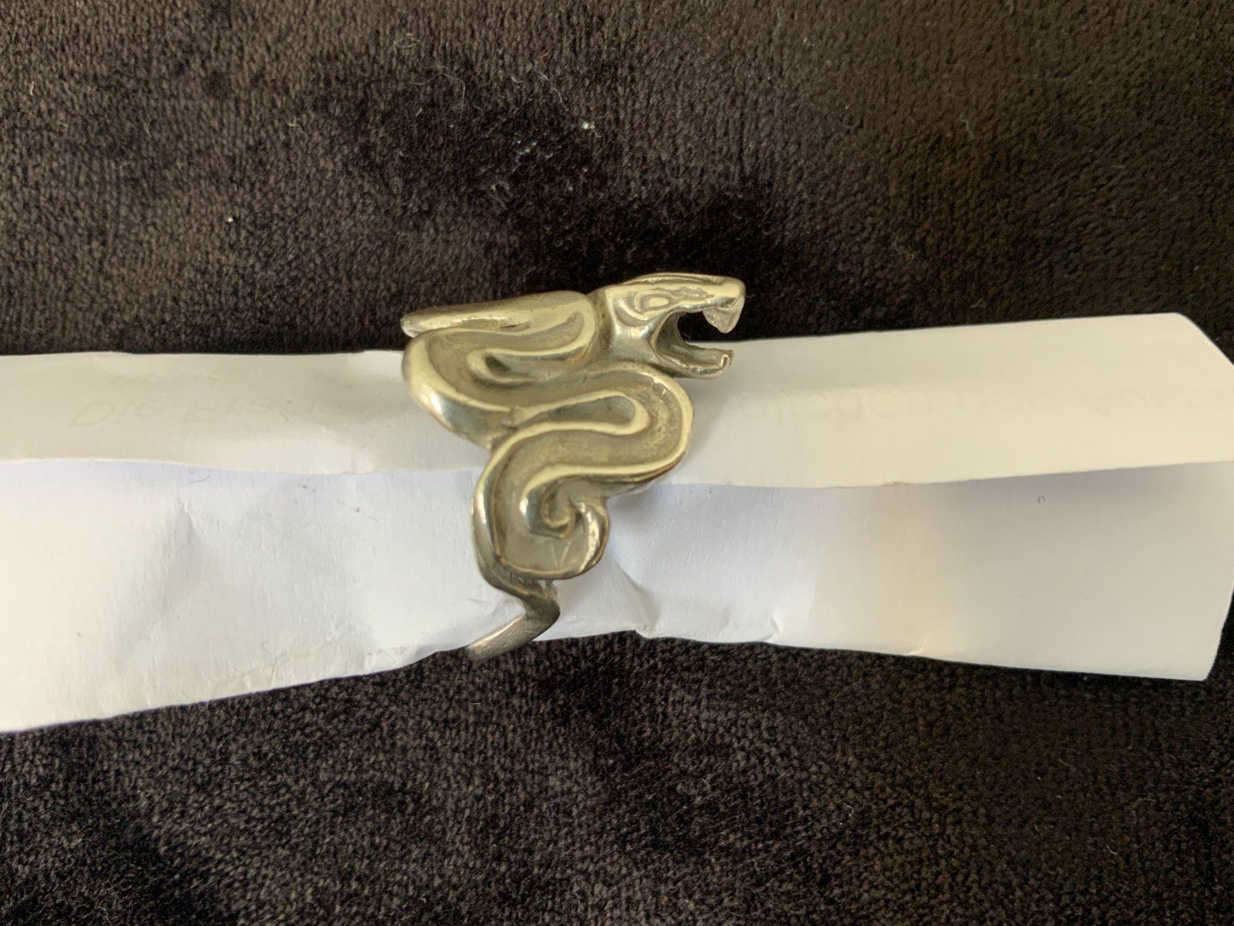 Anelli: Fingerring Silber Spinne/ Schlange 2 Stk. – Usato da Zürich venduto da Drahtzug 2