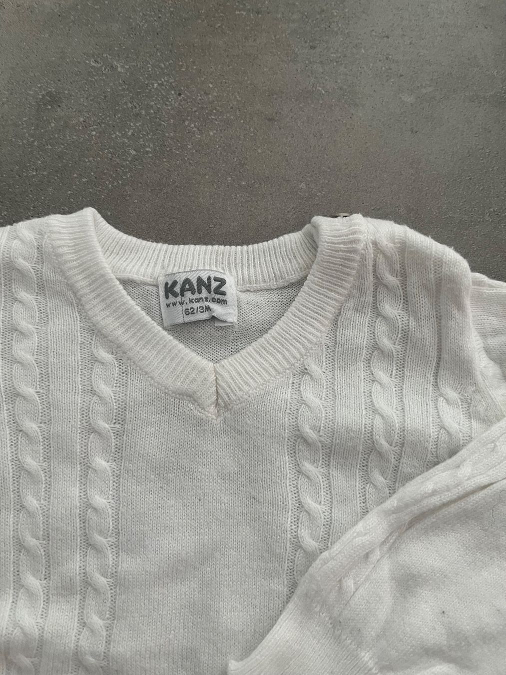 Maglioni & Felpe: Kanz, Strickpulli, Pulli, Zopfmuster, weiss, Gr. 62, NEU – Nuovo (secondo la descrizione) da Mollis venduto da Miss_Dresses 3
