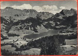 LAC NOIR avec Kaiseregg, Schafberg et le col du Neuschels