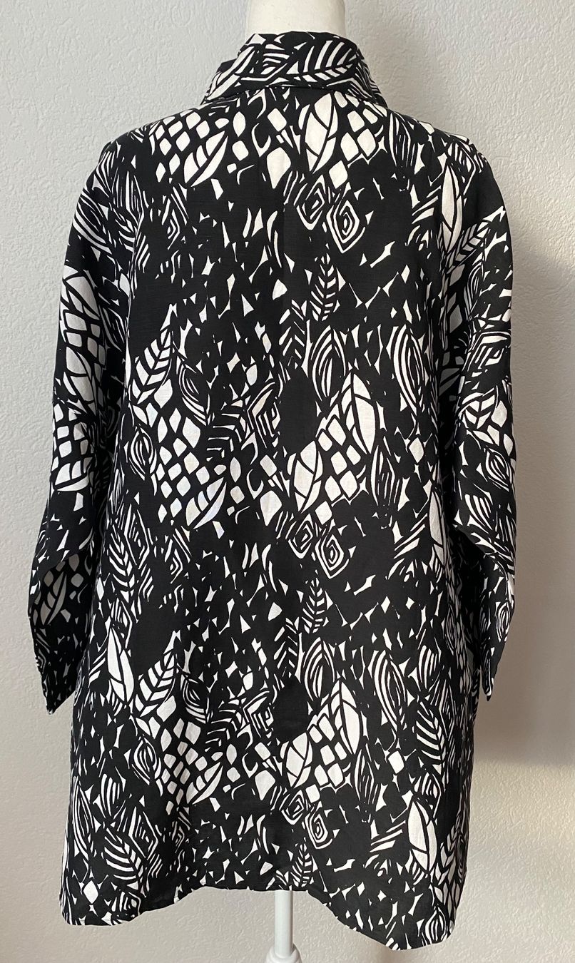 Blusen: Longbluse aus Leinen Mischung Grosse 1X - CH/44 – Gebraucht aus Oberwil BL von Leni-Mischi 2