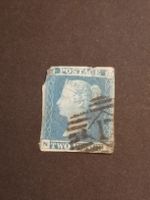 Two pence blue 1841, Platte 4