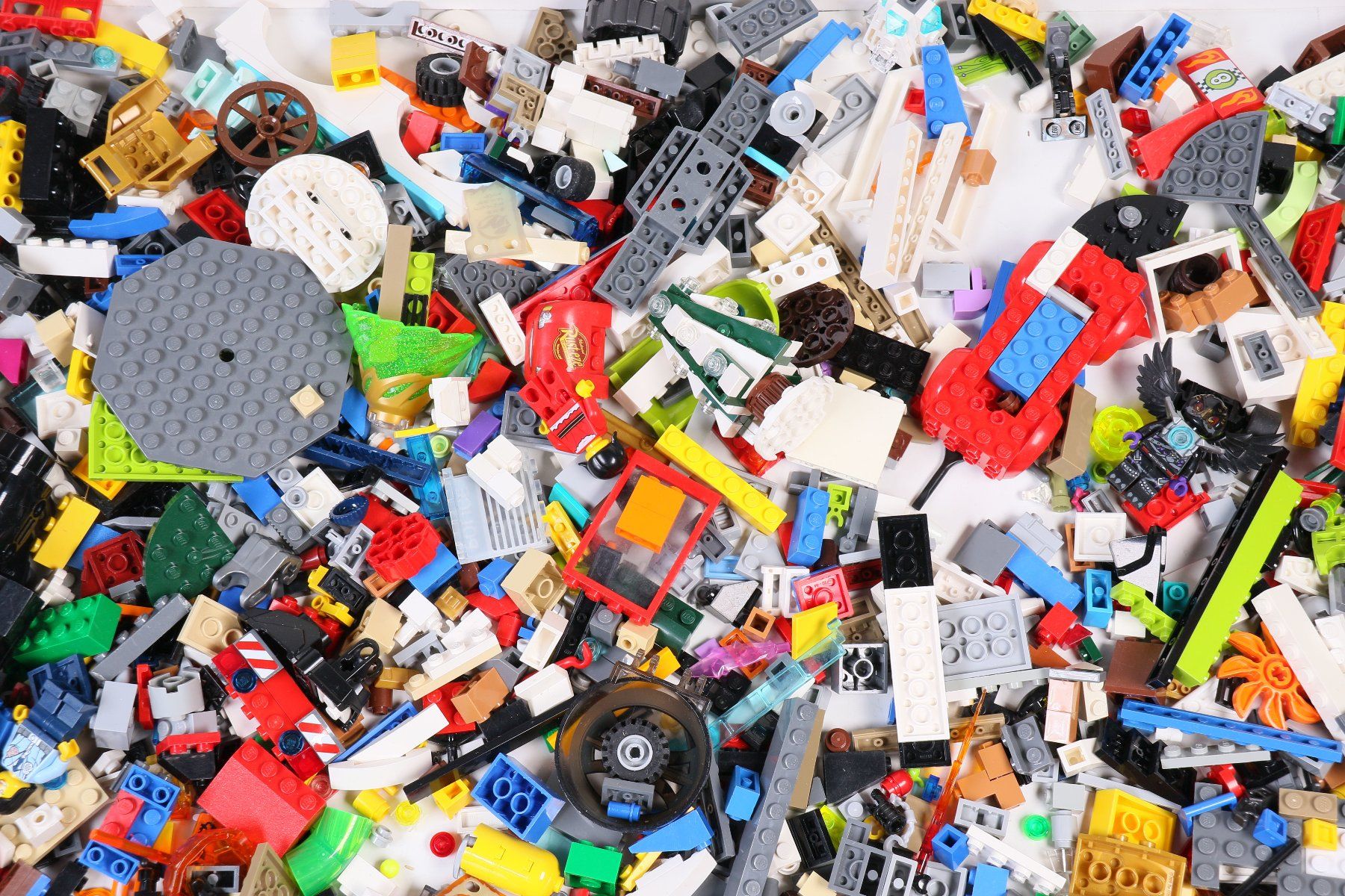 Lego Kit di costruzioni: 1.5 kg. Legoteile mit Minifiguren – Usato da Hettlingen venduto da Scholi99 1