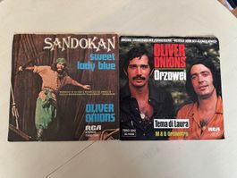 OLIVER ONIONS tolle Singles Kult Top SANDOKAN Film Hit