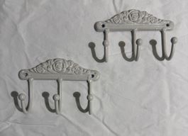 Wandhaken 2 Set aus Gusseisen