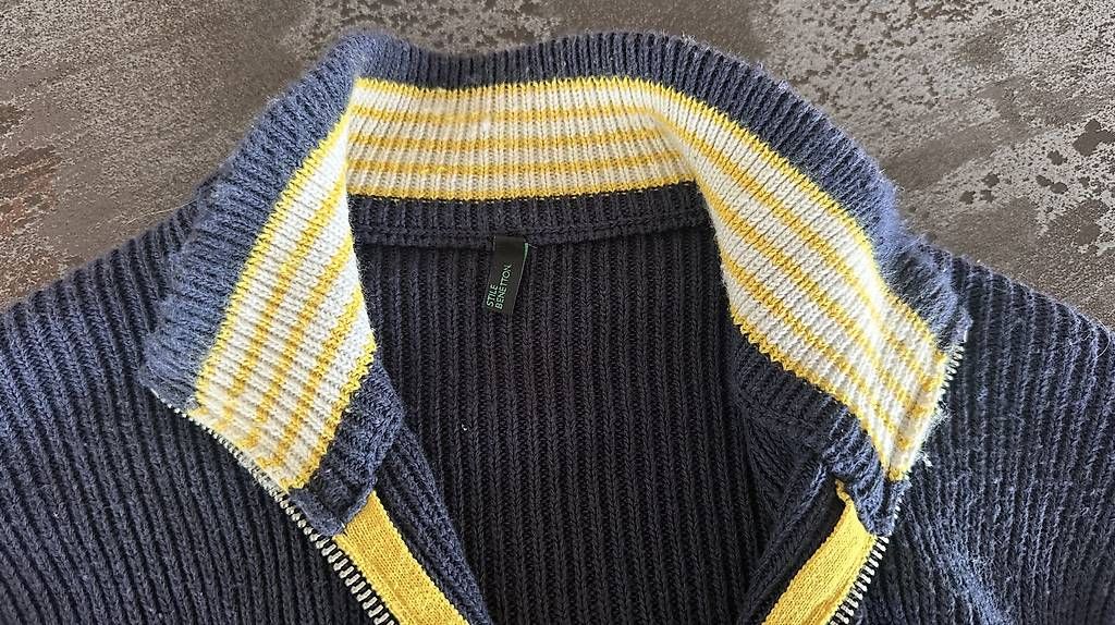 Benetton Giacche: Strickjacke blau Gr. M/L – Usato da Würenlos venduto da avauva 2