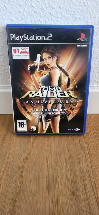 Lot De 3 Jeux PS2 : Tomb Raider Anniversary, Legend, Naruto - Complets Et En Bon état