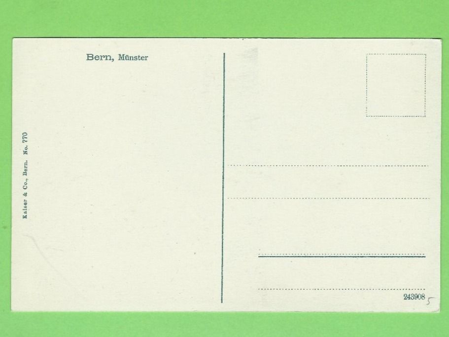Cartoline postali: Bern, Münster – Usato da Zürich venduto da t24_de 1