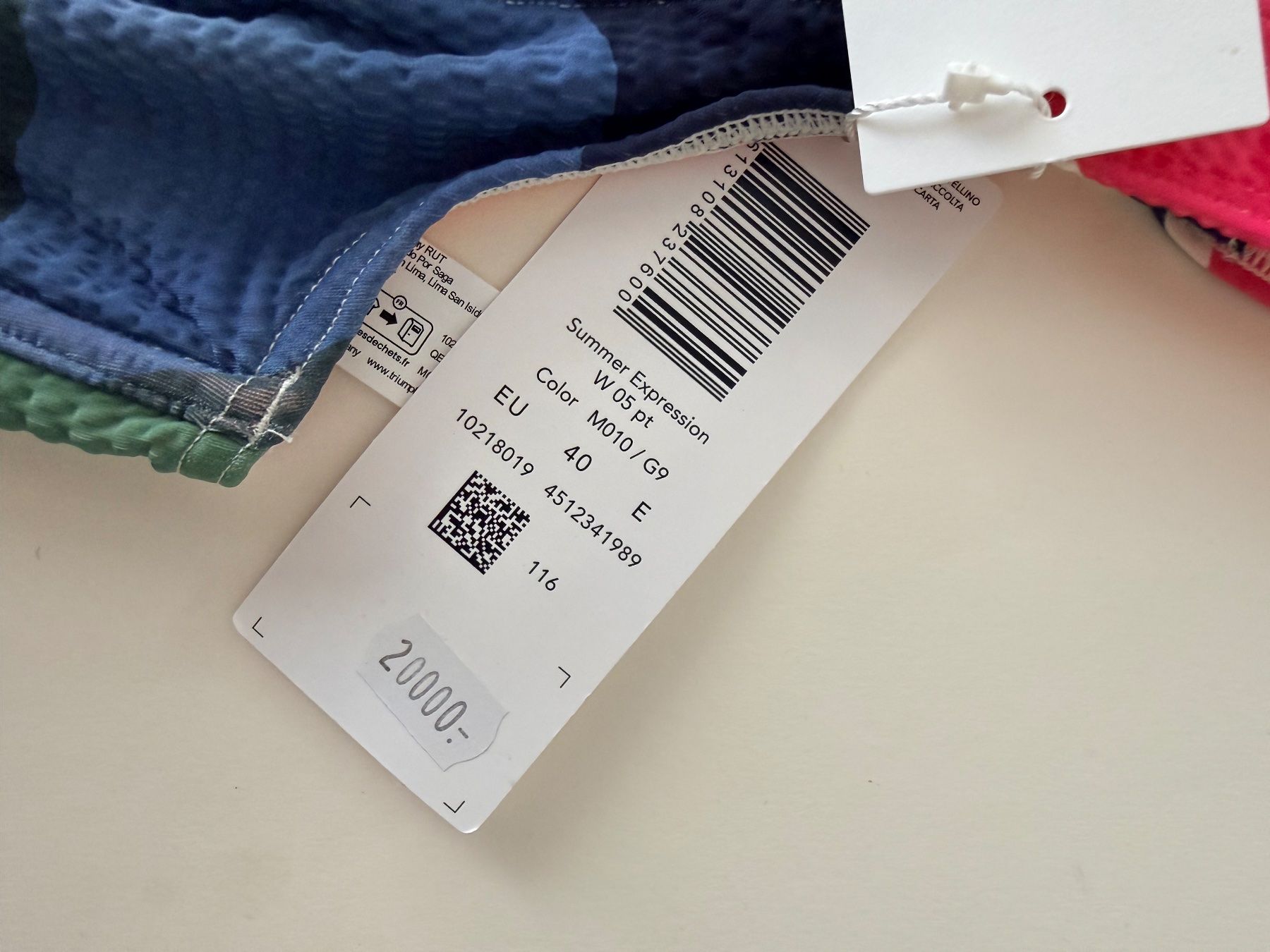 Triumph Maillots de bain & Bikinis: TRIUMPH, Bikini-Top SUMMER EXPRESSION, Grösse 40E, Mehrfarbi – Neuf avec emballage d'origine à Rudolfstetten par gst_g7xl 1