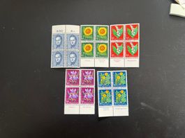 1961 Pro Juventute FDC Viererblock mit Tab  (5469)