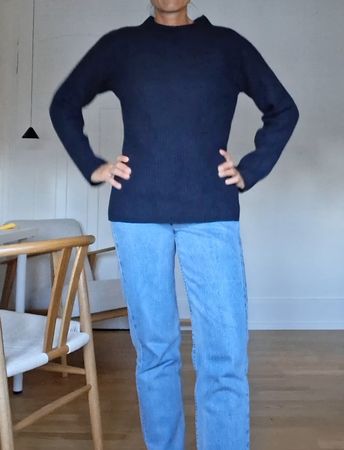 Damen Pullover dunkelblau 