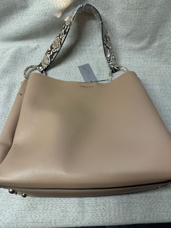 Luella Grey London Henkeltasche Beige inkl. Innentasche NEU