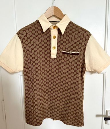Sehr seltenes Gucci Jacquard Polo-Shirt Gr. S