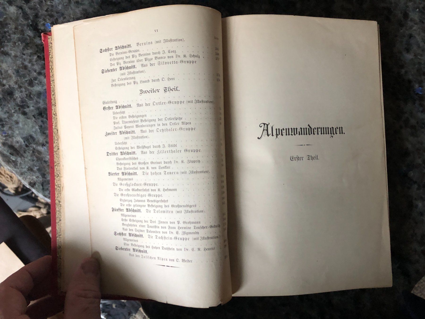 Libri: A. W. Grube: Alpenwanderungen 1886 – Usato da Zürich venduto da allp 4
