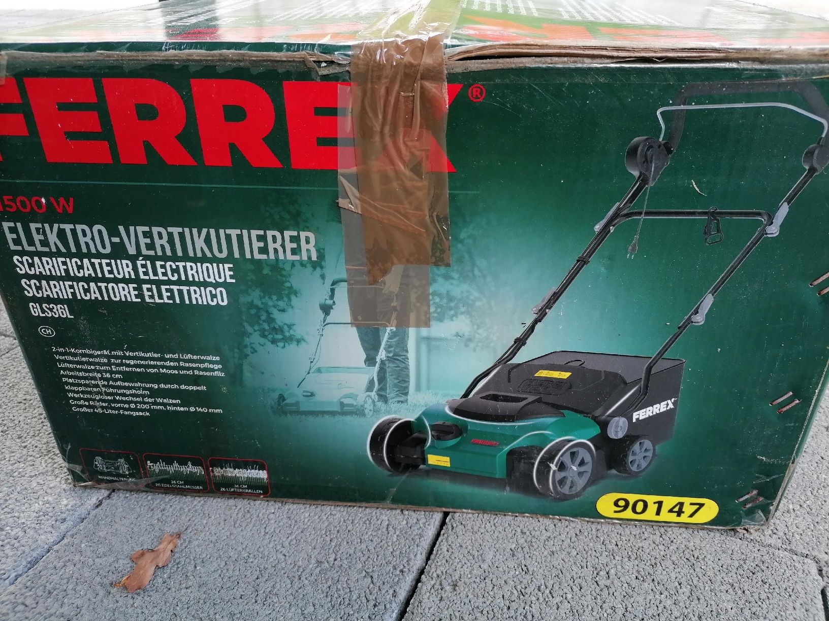 Appareils de traitement du sol: FERREX Elektro-Vertikutierer – D'occasion à Egolzwil par mobiledeluxe 1