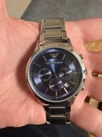 Emporio Armani Renato AR2448 Chronograph Blau/Silber
