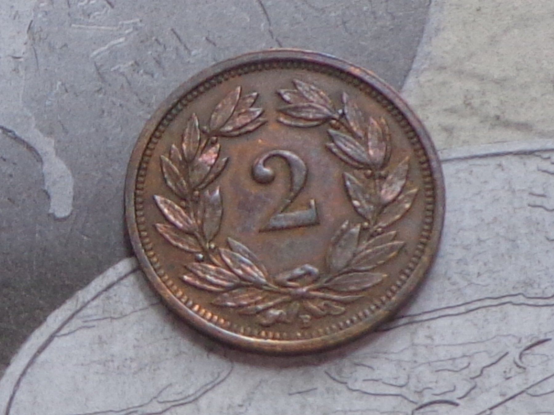 Tutti le monete: 2 cts 1933 B – Usato da Pully venduto da UCA01 1