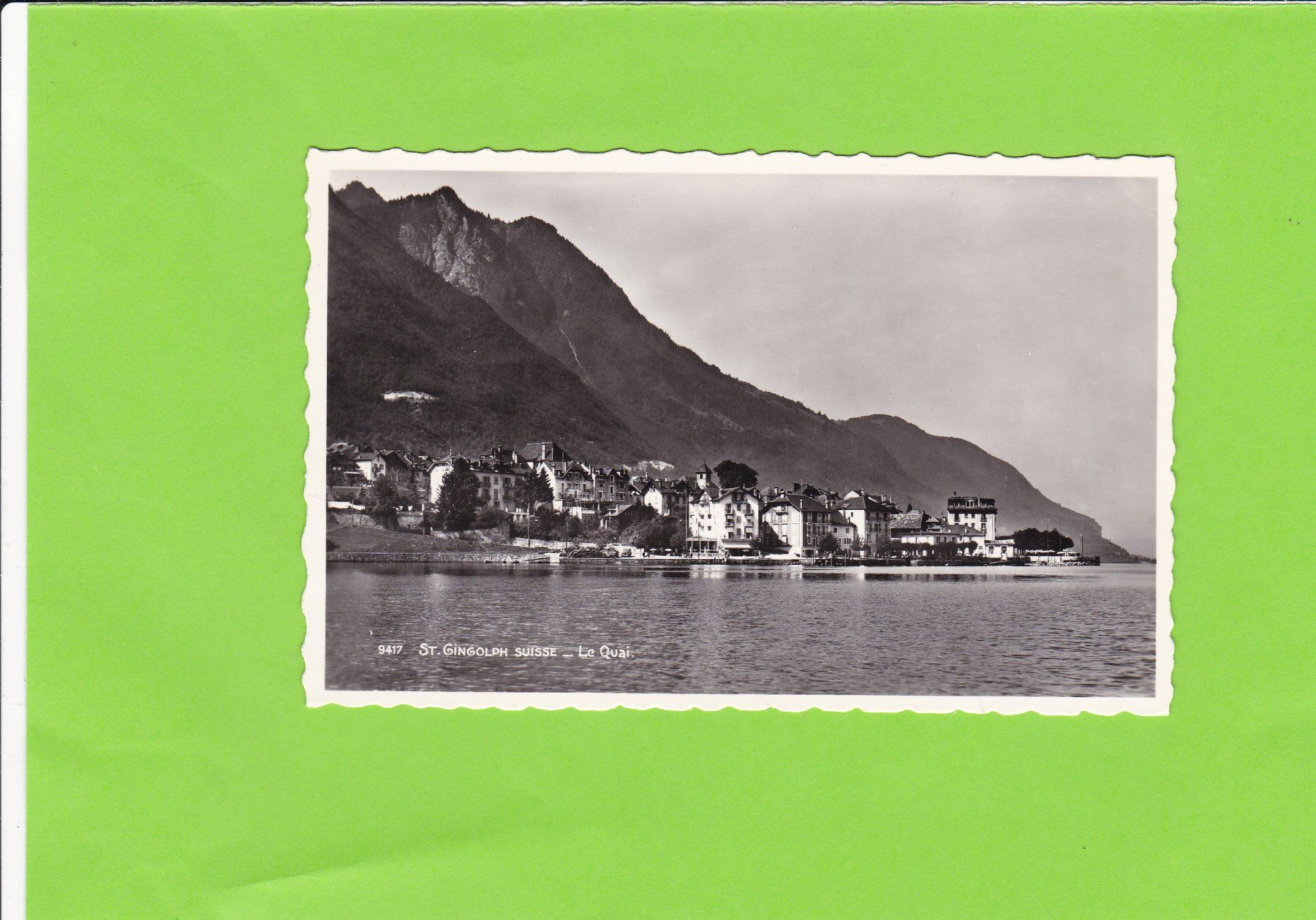 Cartoline postali: St. Gingolph-Le Quai – Usato da St. Peterzell venduto da neckertal