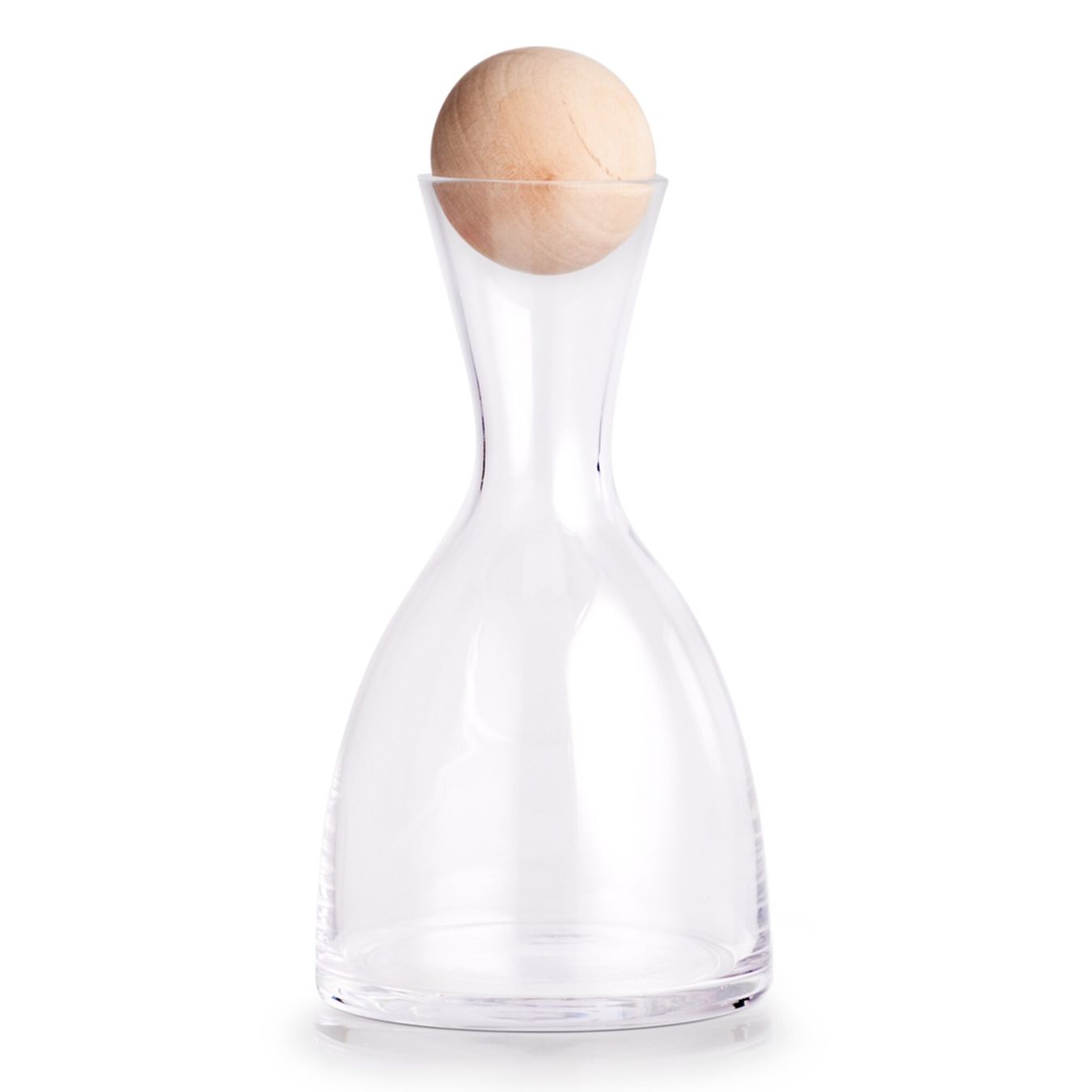 Caraffe: Glaskaraffe m. Holzkugel, (Zeller)750 ml *** – Nuovo e nell'imballaggio originale da Zürich venduto da Fifa 3