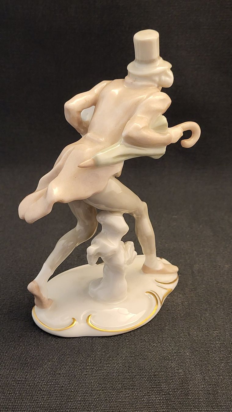 Hutschenreuther Statuette: Hutschenreuther-Figur GRATULANT – Usato da Basel venduto da spinne02 3