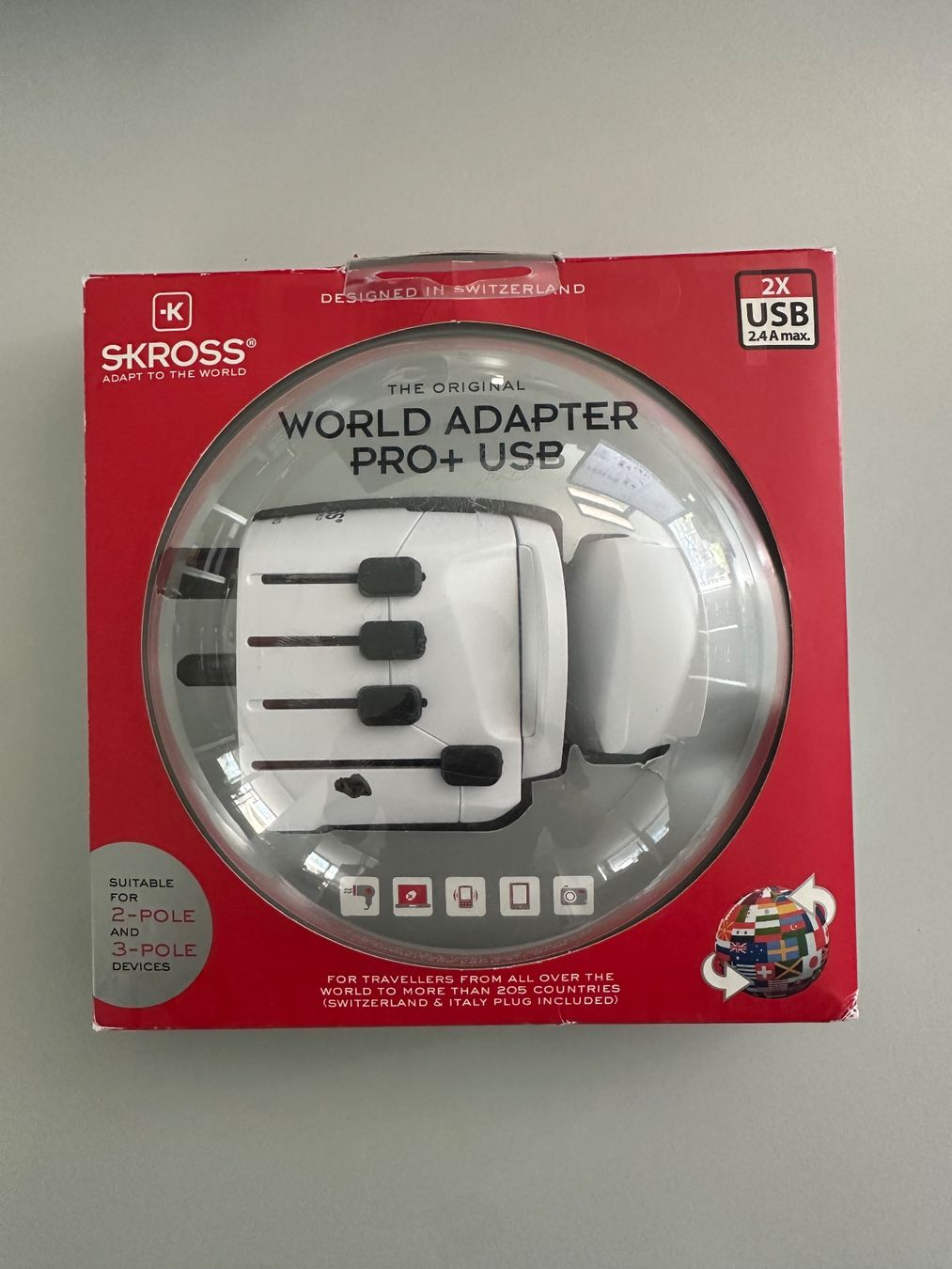 SKROSS Laufwerke & Adapter: SKROSS World Adapter Pro+ USB neu – Neu und originalverpackt aus Zürich von S283