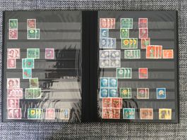 Briefmarken Sammlung Schweiz, teils ungestempelt