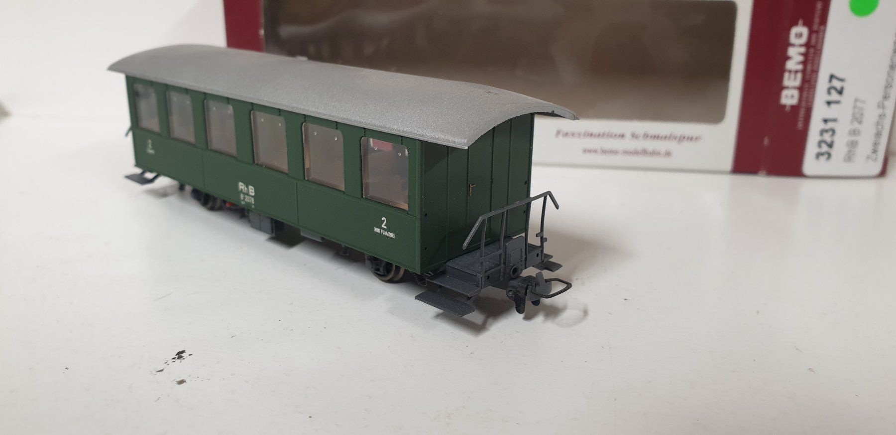 Bemo Modelleisenbahnen: Bemo RhB Personenwagen 2 Achser – Gebraucht aus Geroldswil von TopTrain54 4