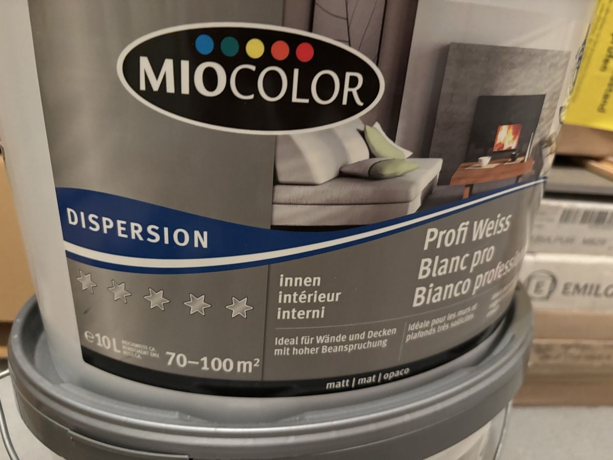 Farben: Miocolor Dispersion Profi Weiss Matt Paint 10L – Neu und originalverpackt aus Männedorf von aztamindenet 2