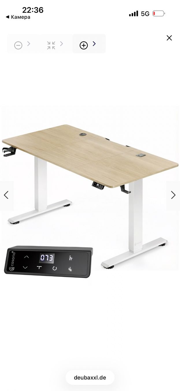 Scrivanie: Casaria Elektrischer Schreibtisch – Usato da Dottikon venduto da Ol4991 4