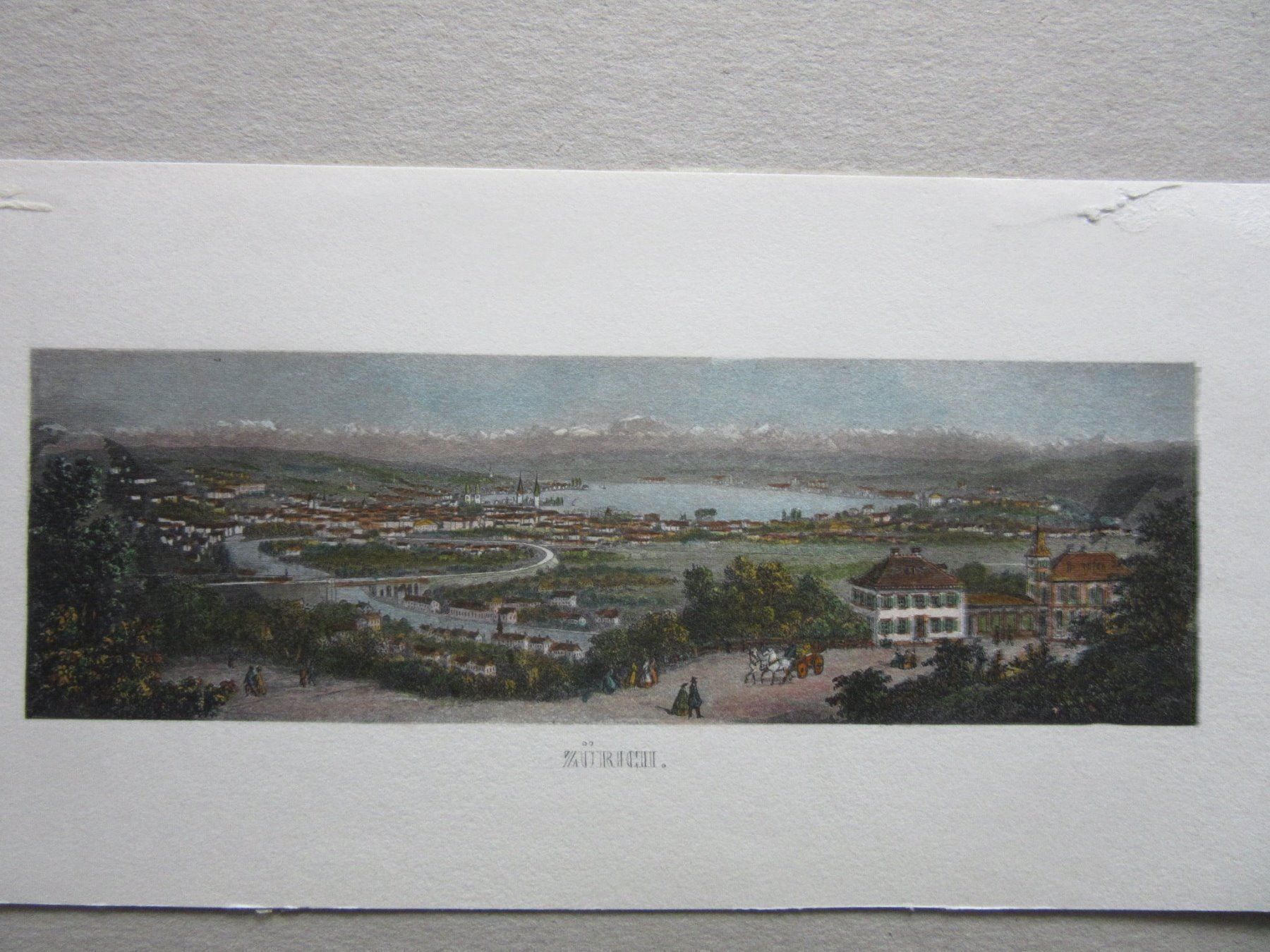 Incisioni: ZÜRICH  STAHLSTICH – Usato da Gersau venduto da grafik-kunst
