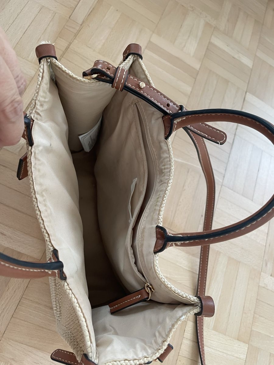 Borse da donna: Handtasche Bast Optik beige – Usato da Luzern venduto da Kim037 1