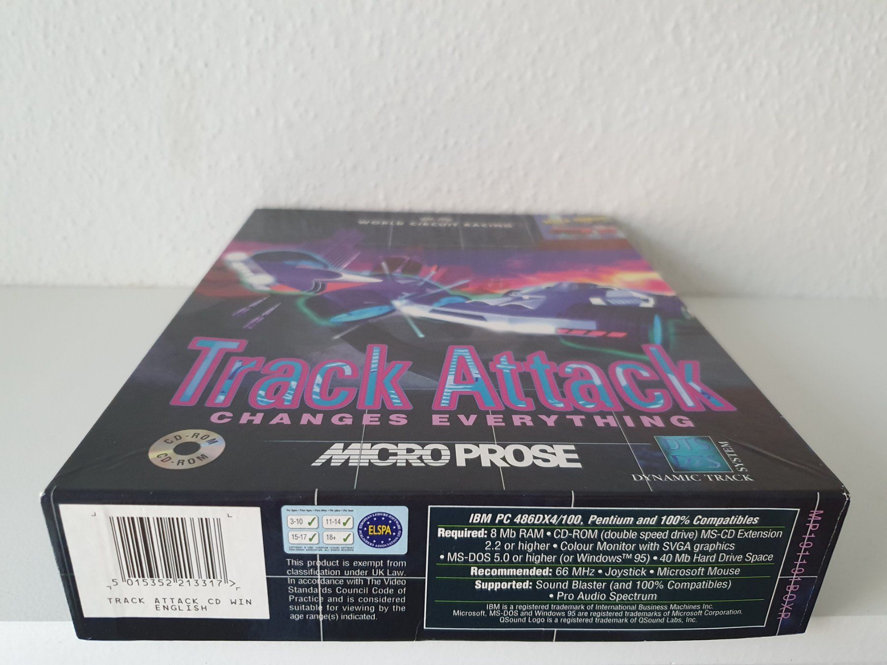 Giochi: PC Game Track Attack (1996) UK Big Box Englisch – Usato da Greifensee venduto da perfectioN88 3