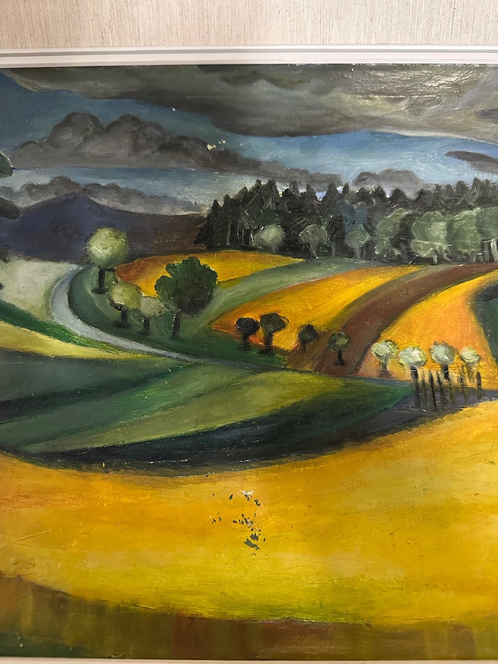 Dipinti: Tableau Baudin 50.Paysage d'été – Usato da Lausanne venduto da artnouveau04 8