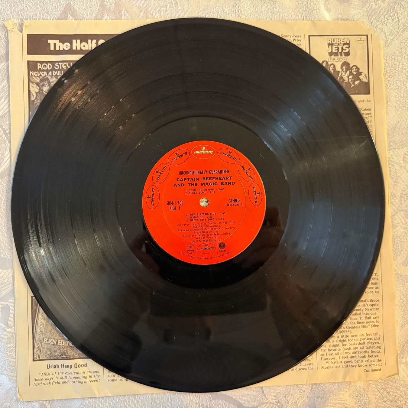 Vinyles: CAPTAIN BEEFHEART - UNCONDITIONALLY GUARANTEED – D'occasion à Zürich par fehlton 2