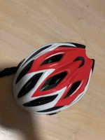Velohelm Unisex rot weiss