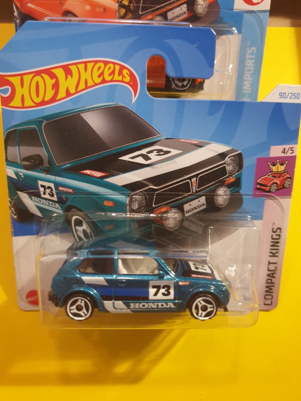 Hot Wheels Modellini d'auto: 3 x Hot Wheels '73 HONDA CIVIC CUSTOM – Nuovo e nell'imballaggio originale da Oftringen venduto da Rotor 5