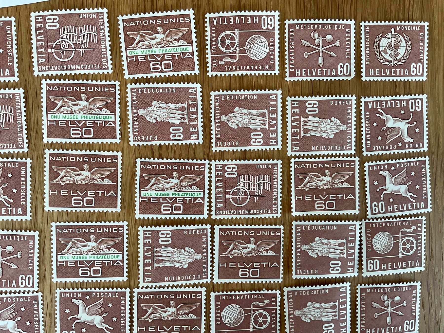 Tutti i francobolli: 60Fr Ämter Frankaturware ungestempelt postfrisch Sammlung – Nuovo (secondo la descrizione) da Wil SG venduto da Chefsugus 2