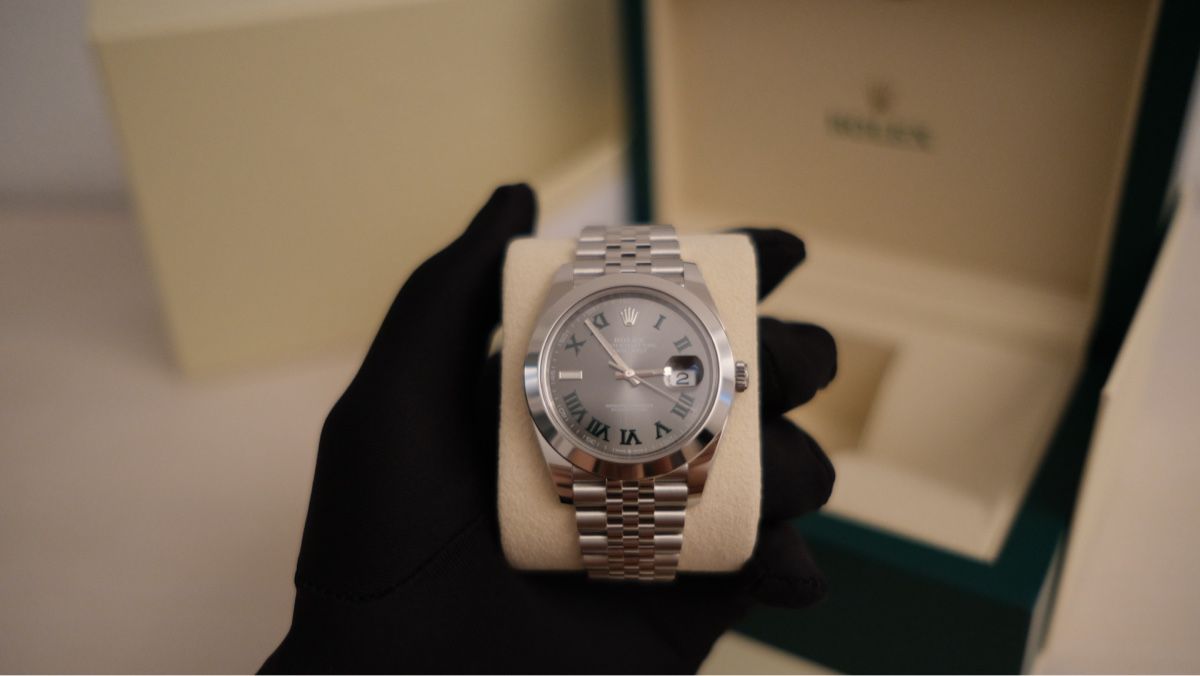 Rolex Orologi: Rolex Datejust 41mm – Ref. 126300, Wimbledon Dial – Nuovo e nell'imballaggio originale da Wölflinswil venduto da carbediem 1