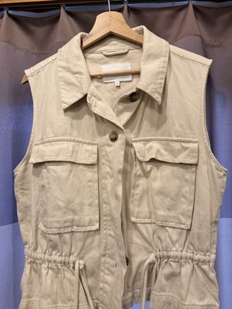 OPUS Weste Beige Gr. 40, neuwertig, perfekt für Übergang